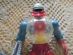 Vintage Mattel 1985 MOTU He Man ROBOTO Action Figure COMPLETE w ALL 3 Attachment