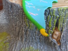 VTG TMNT CAVE TURTLE RALPH TUBULAR PTERODACTYL DINOSAUR INCOMPLETE PARTS ONLY