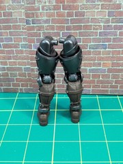 Mythic Legions FH Brown Leather Armory Knight “SET OF ARMOR LEGS w/LEATHER BOOTS