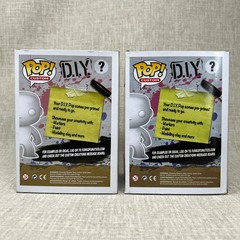NEW Funko Pop DIY Custom Male Vinyl Figure Blank White Lot of 2