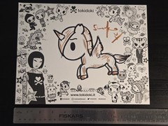 Tokidoki Unicorno Original Art Sketch by Creator Simone Legno GROOT at NYCC 2017