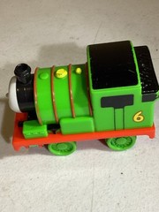 Thomas & Friends Percy Train Pull Back & Go Racer Train Engine 2009 Mattel R9495