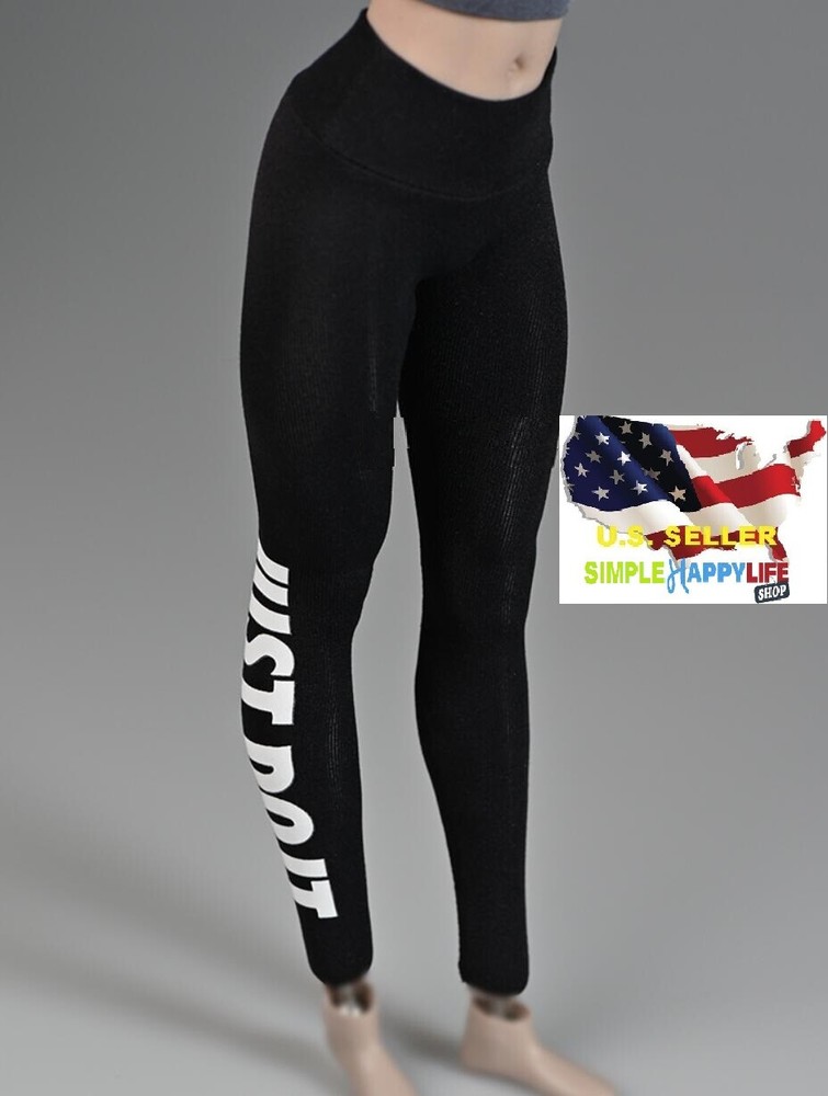 1/6 Female Yoga pants black legging for 12″ figure Hot toys phicen kumik ❶USA❶