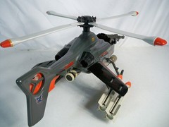 K26i94271 SKYFIRE ASSAULT COPTER W/ BOX 100% COMPLETE RAMBO VINTAGE 1985 COLECO