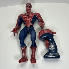 Marvel 2002 13″ Spider-Man Kicking Punching Hero Action Figure Battery Operated