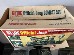 Vintage 1965 GI Joe Official Jeep Combat Set w/ Box