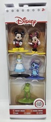 Disney Nano MetalFigs Toys Die-Cast Metal Figurines Set Mickey Stitch Kermit