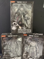 NECA TMNT Universal Monsters B&W Lot Of 3 Mummy Invisible Creature New Sealed