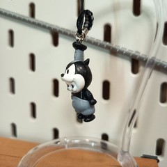 KEWPIE Baby as STEAMBOAT WILLIE PETE 1″ Mini Figure KEYCHAIN CHARM Toy Miniature