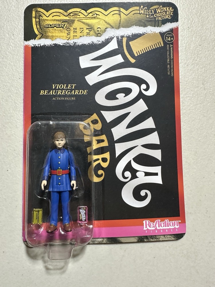 ReAction Super7 Willy Wonka & the Chocolate Factory Violet Beauregarde Figure