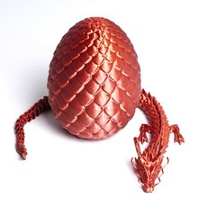 3D Printed Dragon Egg Model,Articulated Animals Figure,Fidget Toys Home Decor