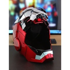 Iron Man MK5 Jarvis Deformable Voice Control Helmet Wearable Electroplated 1:1