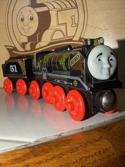 HIRO ! THOMAS FRIENDS TRAIN WOODEN Railway #51 Japanese LOST FOUND VARIANT SAD