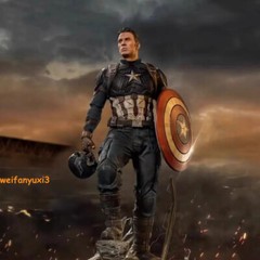 40cm The Avengers Captain America Figure Model Statues Ornament Collection Gift