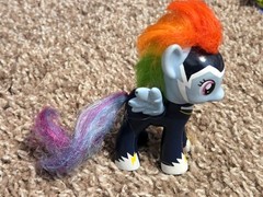 My Little Pony G4 brushable 3” figures Mane-iac Mayhem Power Ponies Lot of 8 mlp