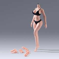 US YM YM501 1/6 Female Action Figure Body Sexy Bust Super Flexible Seamless Toys
