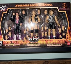WWE Mattel Elite Collection Wrestlemania 13 Submission Match Figure 3 Pack NIB🔥