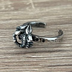 Trygod × Hysteric Glamour Unisex Scorpion Pinky Ring Silver Accessory Japan Used