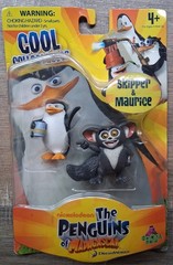 Nickelodeon The Penguins of Madagascar Dreamworks Skipper & Maurice Figures NIP