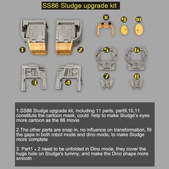 Filler Filling Parts Replacement Foot Mask Upgrade Kit For SS86 Sludge