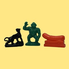 Vtg Mold a Rama Figures Gorilla Wienermobile Panther 1960’s Souvenir Set Of 3