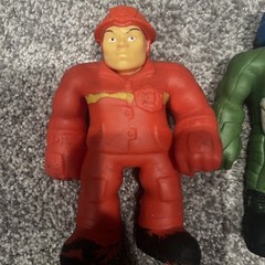 Magic Time Stretch Force 5.5″ Fireman And Army Man Action Figure Rubber