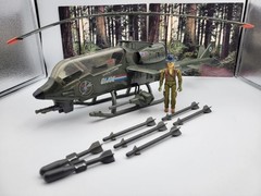 Vintage GI Joe 1983 Dragonfly 100% Complete W/ Wild Bill Figure Lot