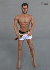 LDDOLL 32Boy 1:6 Suntan Strong Muscle Seamless Silicone Male Body Fit 12” Head