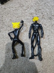 Lot of 2 Miraculous Cat Noir Figures – 6 Inches and 5 Inches