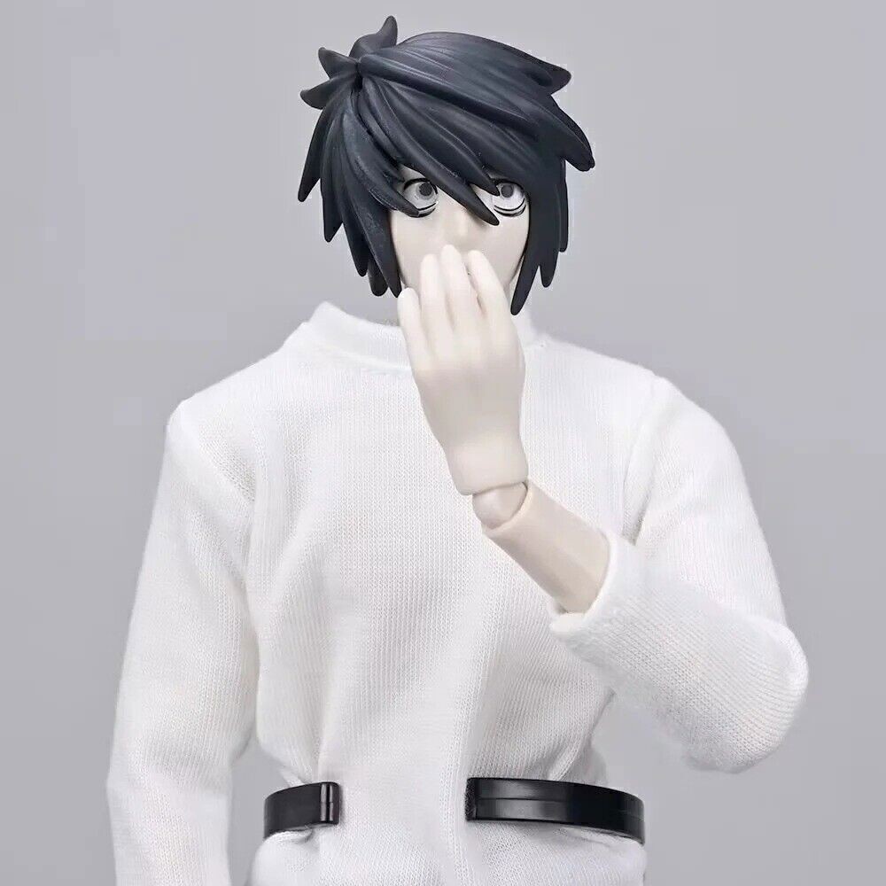 Death Note L Yagami Light 1/6 Action Figure Anime Model Toy Boxed Real Clothes
