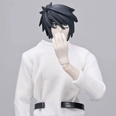 Death Note L Yagami Light 1/6 Action Figure Anime Model Toy Boxed Real Clothes