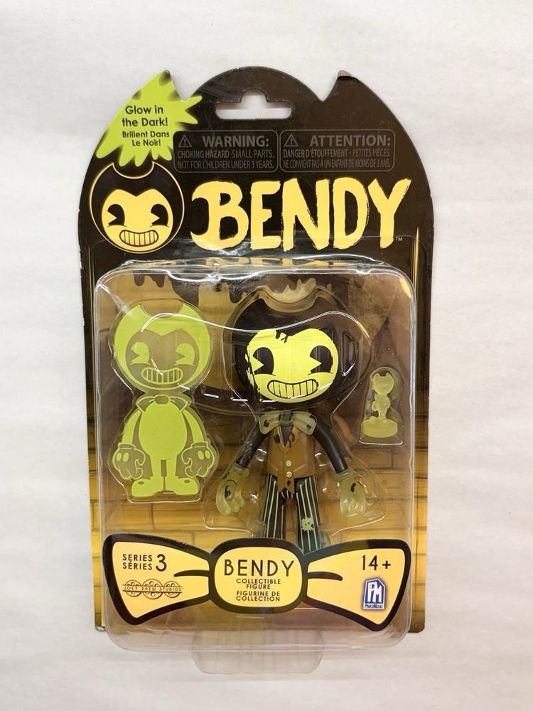Rare Bendy And The Dark Revival Series 3. Glow-In-Dark Phat Mojo Ink