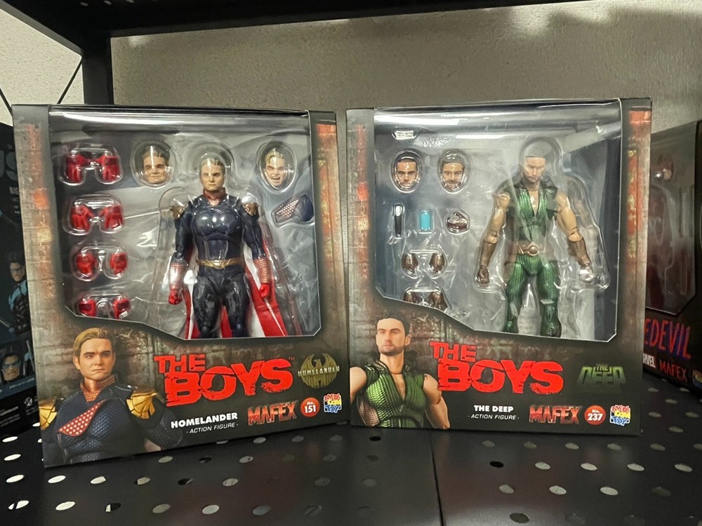 MAFEX No.151 Homelander No.237 The Deep THE BOYS Figure Set from Japan NEW
