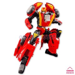Metal Cardbot S RED BLITZ Transformation Muscle Car Action Figure Toy 2024