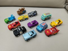 New 12pcs Disney Pixar Cars Back Force Lightning Mcqueen Jackson 6cm Storm Mater