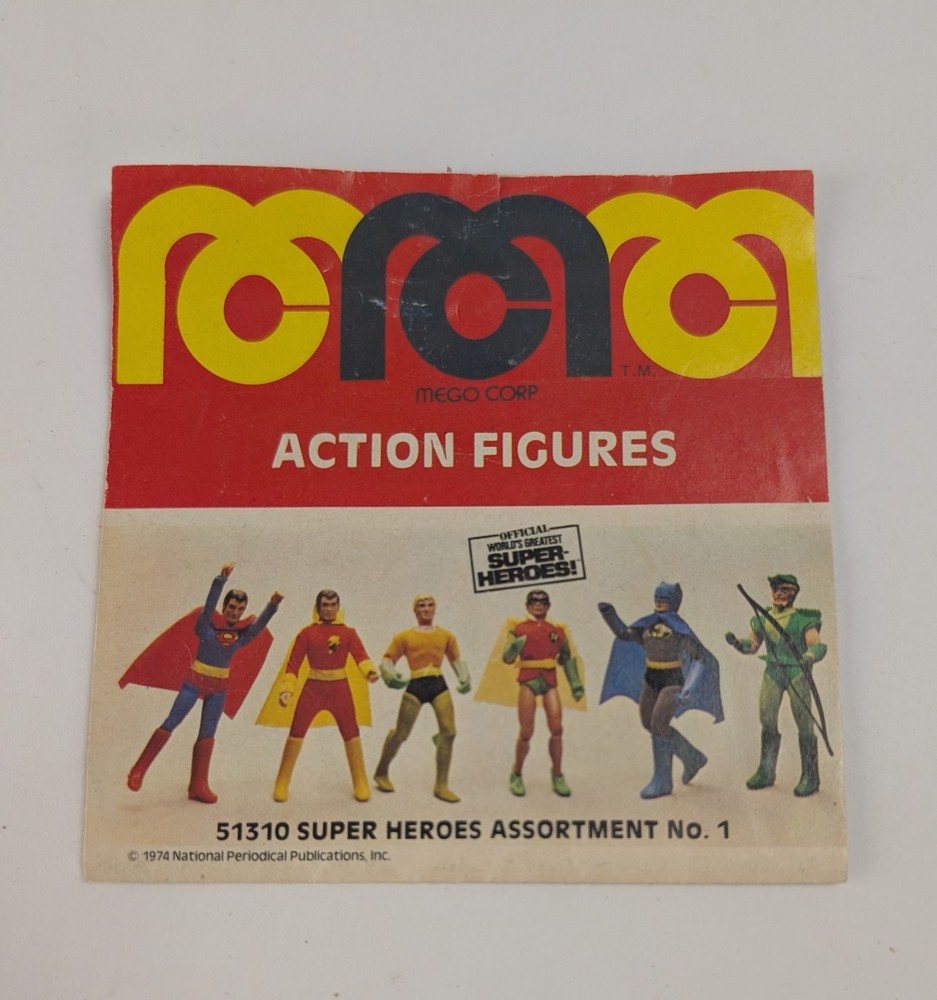 ’76 Mego Corp Action Figure Brochure Super Heroes DC Marvel Trek Catalog