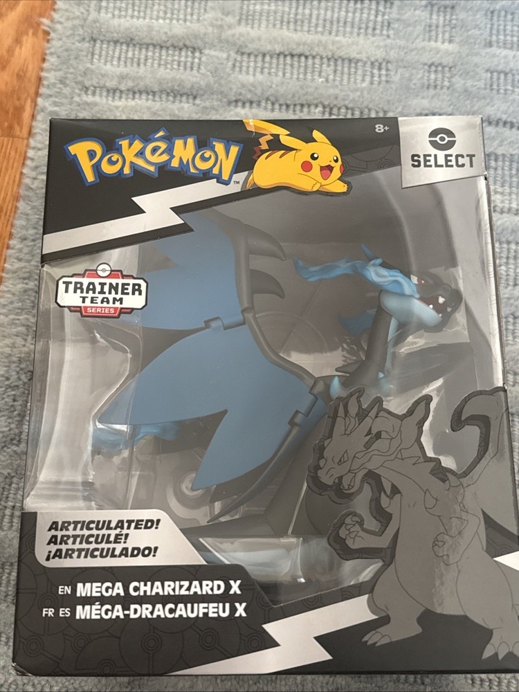 Jazzwares Target Excl Pokemon Select Trainer Team Ser. MEGA CHARIZARD X New MIB
