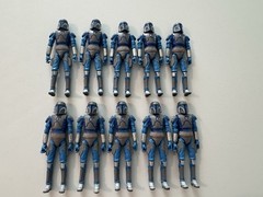Star Wars TCW Death Watch Mandalorian Warrior No Pack/weapons Lot Of 10 eB4-1