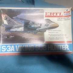 S-3A Viking Sub Hunter Plane 1/48 Scale ERTL Model Kit NEW MIB Sealed