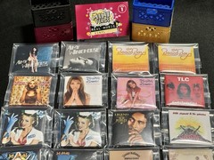 MGA Miniverse Mini Vinyls Records ~ COMPLETE SET ~ 20 Records + 4 Crates