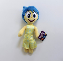 Disney Pixar Inside Out 2 Joy Plush Stuffed Doll 8″ Embroidered Details NEW