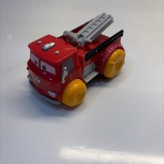 Disney Pixar CARS Hydro Wheels Red Deluxe Pull Back Race On Water Fire Truck