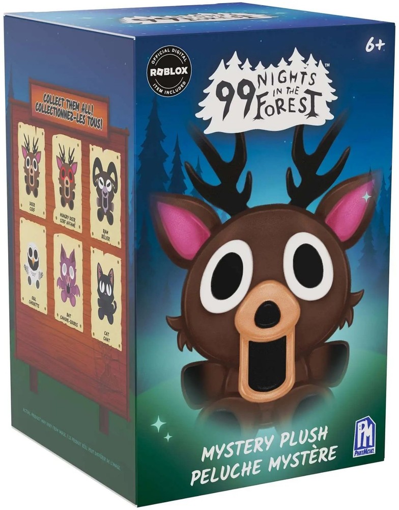 NEW! Roblox 99 Nights In The Forest 6″ Mystery Plush Figure & DLC Code **READ**