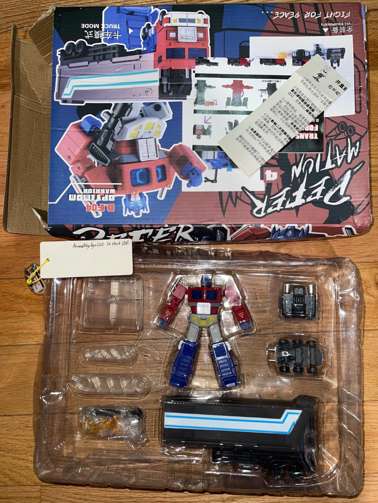 JinBao Defer Mation Series DF04/04B/05 Optimus Prime/Black OP/Megatron ShipInUSA