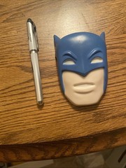 Retro Batman 1977 Wilton DC Comics Batman Mask Plastic Vntg Cake Topper Decor