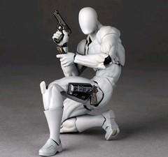 REVOLTECH Amazing Yamaguchi Harley Quinn Red x Black Ver. Kaiyodo + Option Parts
