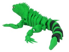 Exclusive3d Iguana Large Articulated 3d Flexible Printed Lizard 9.5″ Fidget Toy