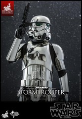 Movie Masterpiece Star Wars 1/6 Stormtrooper Chrome Ver Action Figure Hot Toys