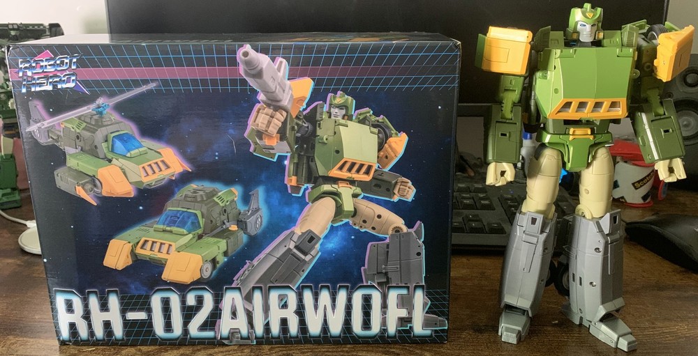 Transformers MASTERPIECE Springer / RH-02 AIRWOLF – Robot Heroes Airwofl