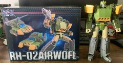 Transformers MASTERPIECE Springer / RH-02 AIRWOLF – Robot Heroes Airwofl